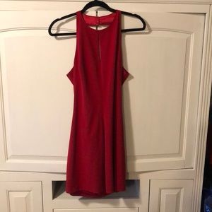 Red cocktail dress